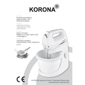 Korona 23101 Mixer manual cover