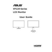 ASUS VP229DA Monitor manual cover