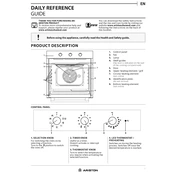 Ariston FA5 834 H IX A AUS 60cm Oven manual cover