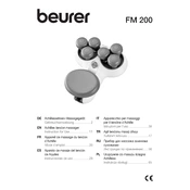 Beurer FM 200 Achillomed Massager manual cover