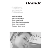 Brandt AD1118X Hood manual cover