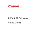 Canon Pixma Pro-1 Series manual cover