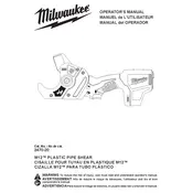 Milwaukee M12 2470-20 Tool manual cover