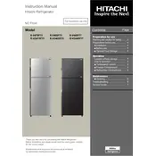 Hitachi R-V445PT7 Refrigerator manual cover