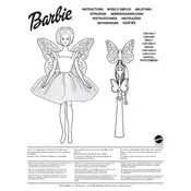 Barbie Mattel Flying Butterfly 29345 Toy manual cover