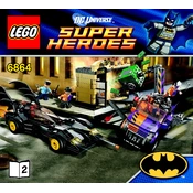 LEGO Super Heroes 6864-3 Construction Set manual cover