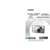 Canon Digital IXUS 990 IS manual cover