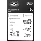 Tyco Mattel RC Batmobile M0779 Toy manual cover