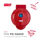 Dash DPIE100 Mini Pie Maker manual cover