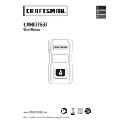 Craftsman CMHT77637 Measurer manual cover