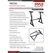 Pyle PKST40 Stand manual cover