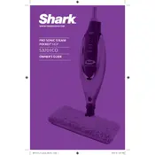 Shark Pro Sonic Steam S3701CO Mop manual cover