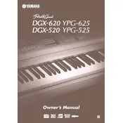 Yamaha Portable Grand DGX-520 Keyboard manual cover