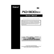 Roland RD300SX manual cover