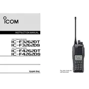 Icom IC-F3262DT Transceiver manual cover