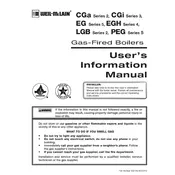 Weil-McLain CGa Series 2 Boiler manual cover