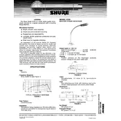 Shure 572G Microphone manual cover