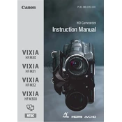 Canon VIXIA HF M32 manual cover