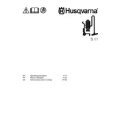 Husqvarna S 11 Dust Collector manual cover