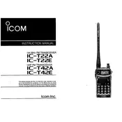 Icom IC-T22A Transceiver manual cover