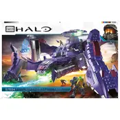 Mega Bloks Mattel Halo Covenant Scarab CXK76 Construction Set manual cover