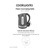 Cookworks 7814017 WK8329A78 Kettle manual cover