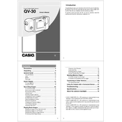 Casio QV30 Camera manual cover