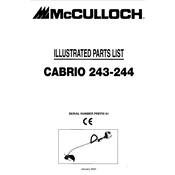 McCulloch CABRIO 243 manual cover