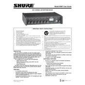 Shure M367 Microphone manual cover