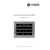 Caple WC6113 Wine Cabinet manual cover