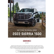 GMC Sierra 1500 2022 manual cover