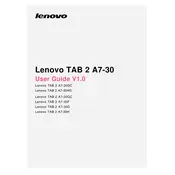 Lenovo TAB 2 A7-30D Tablet manual cover