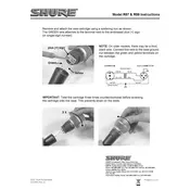 Shure R57 Cartridge manual cover