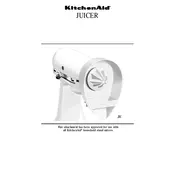 KitchenAid JE Juicer manual cover