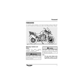 Triumph Tiger Explorer ABS 2012 Motorcycle manual cover