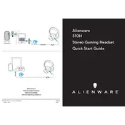 Dell Alienware AW310H Headset manual cover