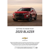 Chevrolet Blazer 2020 manual cover