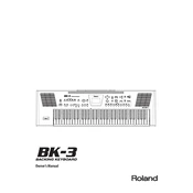 Roland BK-3 manual cover