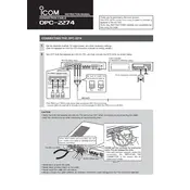 Icom OPC-2274 Cable manual cover