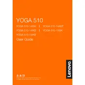 Lenovo IdeaPad Yoga 510-14AST Laptop manual cover