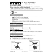 Sealey SCR10.V2 Seat manual cover