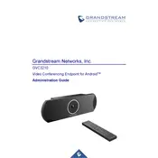 Grandstream GVC3210 Conferencing System manual cover