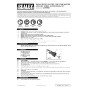 Sealey SX299RR Cutter manual cover