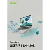 Acer Aspire Vero AV15-52-50DW Laptop manual cover