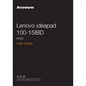 Lenovo 100-15IBD Laptop manual cover