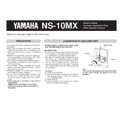 Yamaha NS-10MX Speaker manual cover