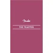 Fender The Trapper Dual Fuzz Effects Pedal manual cover