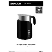 Sencor SMF 4000BK Frother manual cover