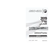 Can-Am Renegade Series 2019 Vehicle manual cover