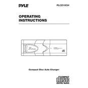 Pyle PLCD10CH CD Changer manual cover